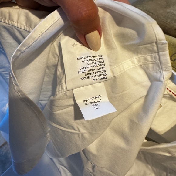 NWT Hawker Rye white button down XL - Picture 6 of 7